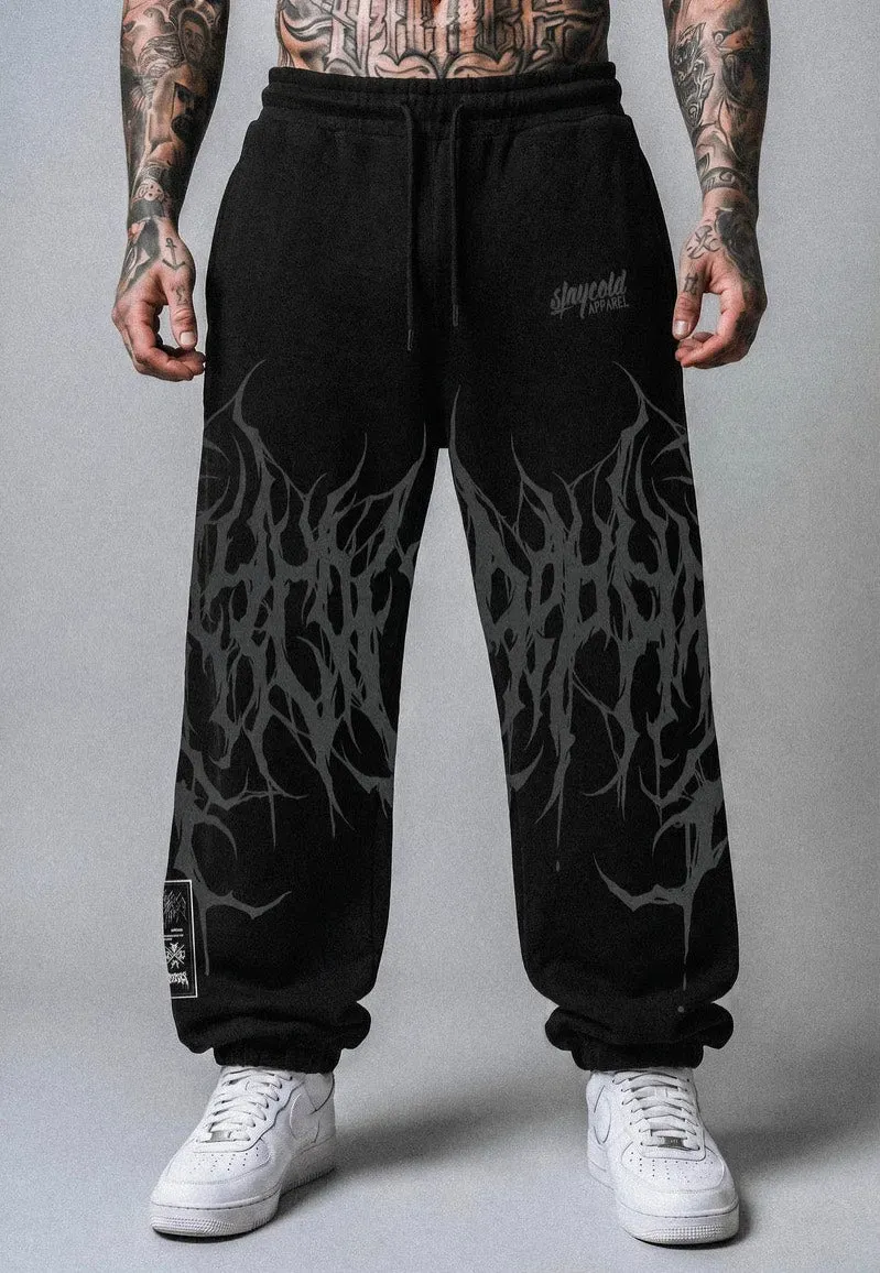 Impericon Reign of Blood Acid Washed Jogginghose schwarz
