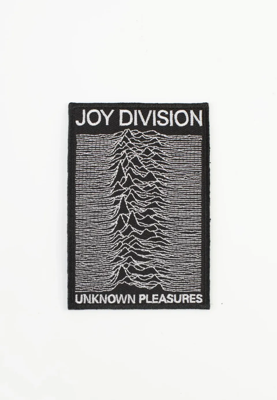 Impericon Unknown Pleasures Aufnäher Onesize schwarz