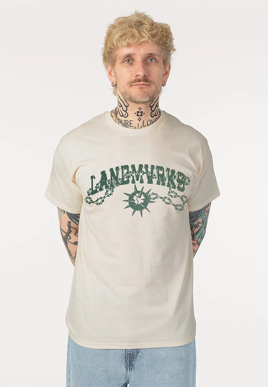 Impericon Flail Sand T-Shirt Beige Metalcore
