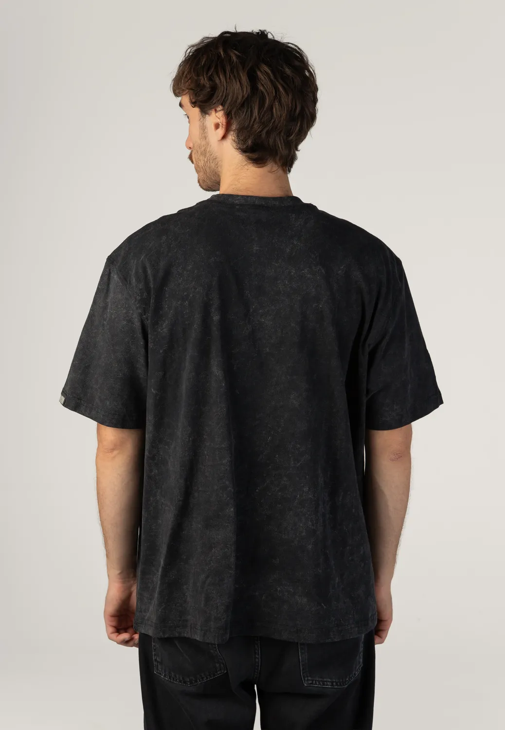 Impericon Logo Acid Wash Premium T-Shirt schwarz
