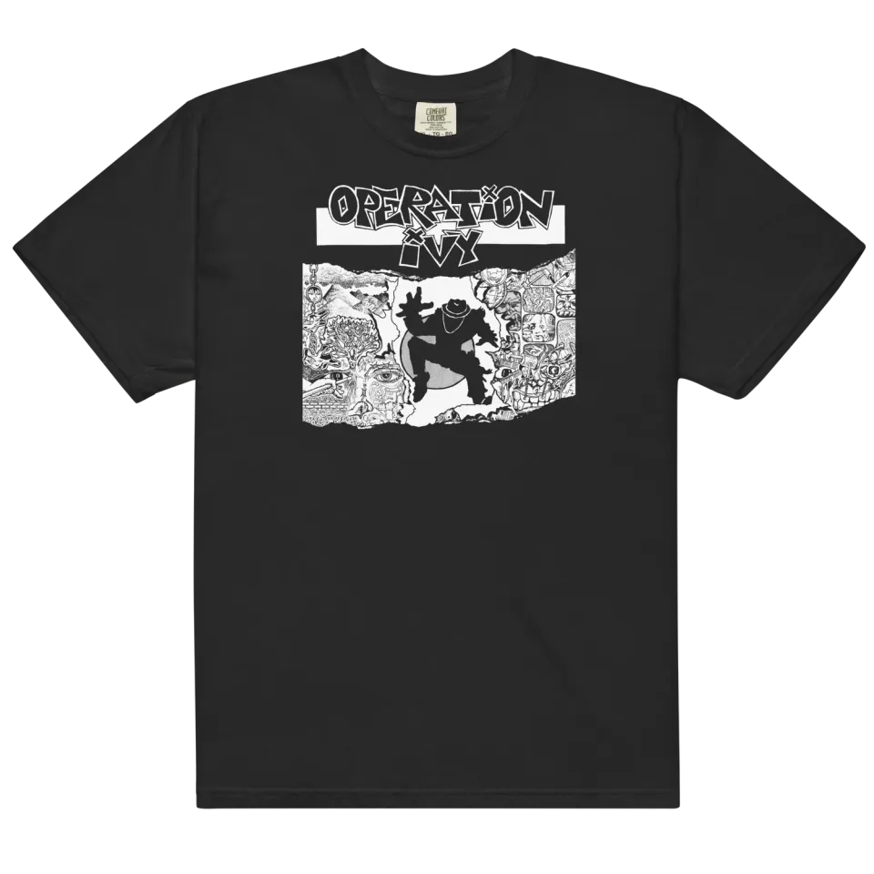 Operation Ivy Energy T-Shirt Schwarz Baumwolle Ska-Punk