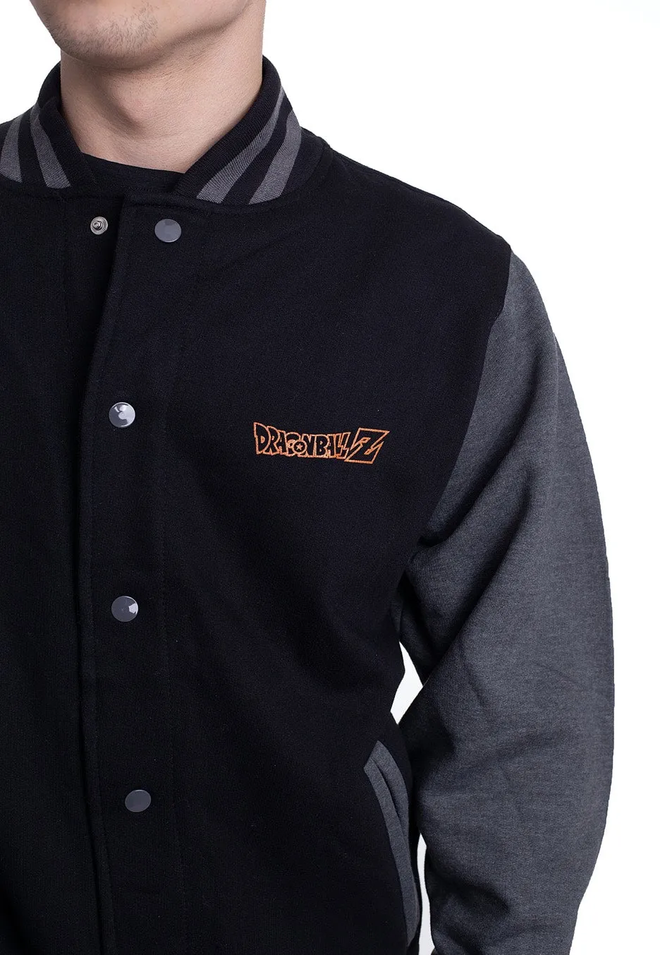 Impericon Kame Symbol Collegejacke Black/Dark Grey schwarz