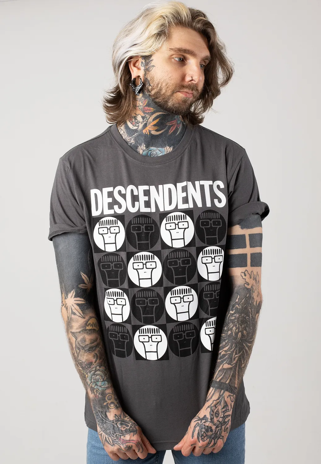 Impericon Milo Circles Dark Shadow T-Shirt grau