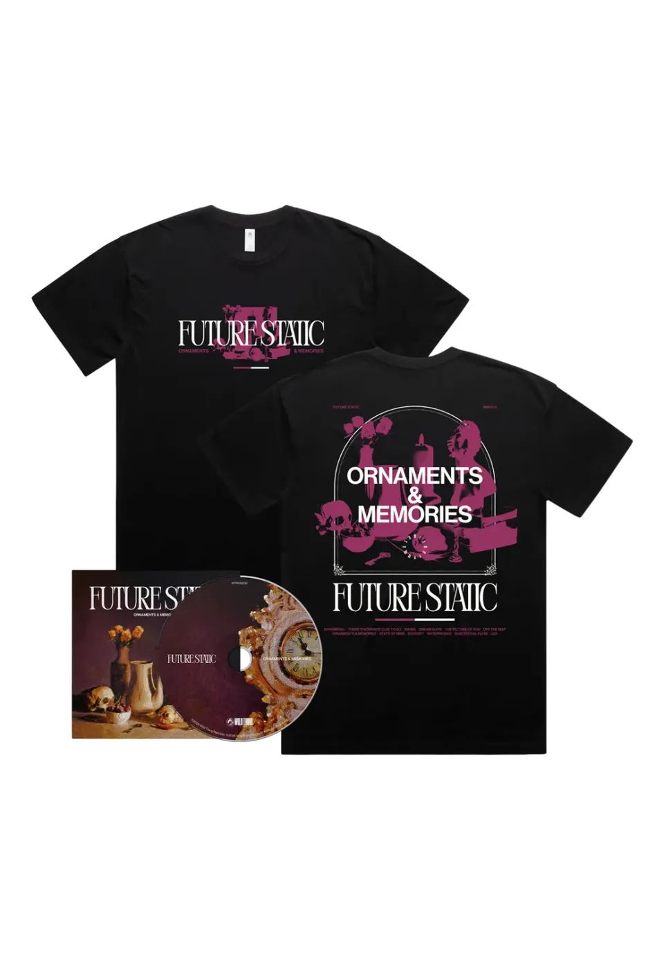 Future Static Ornaments & Memories T-Shirt + CD Pack