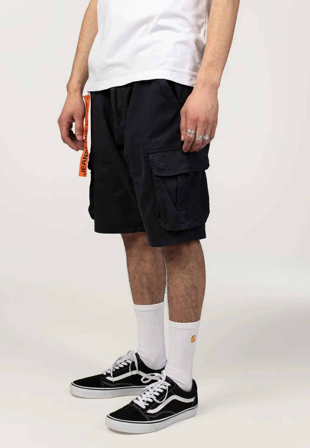 Impericon Pearl Black Shorts Schwarz Baumwolle