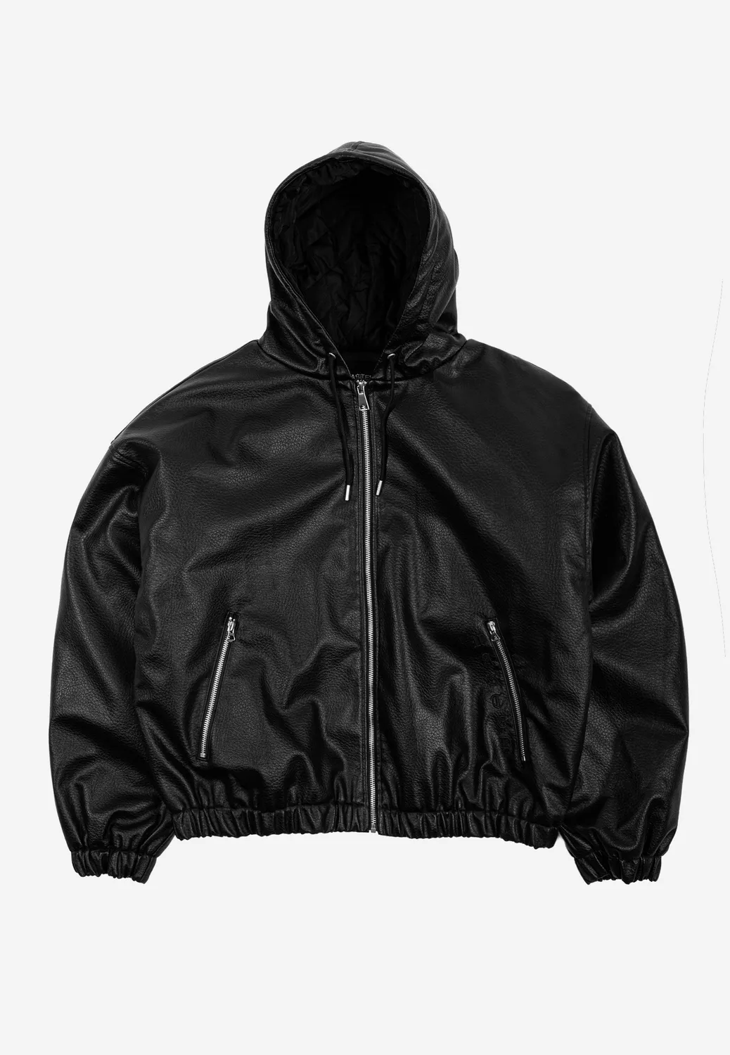 Impericon Nifty Shelter Black Lederjacke M Kunstleder