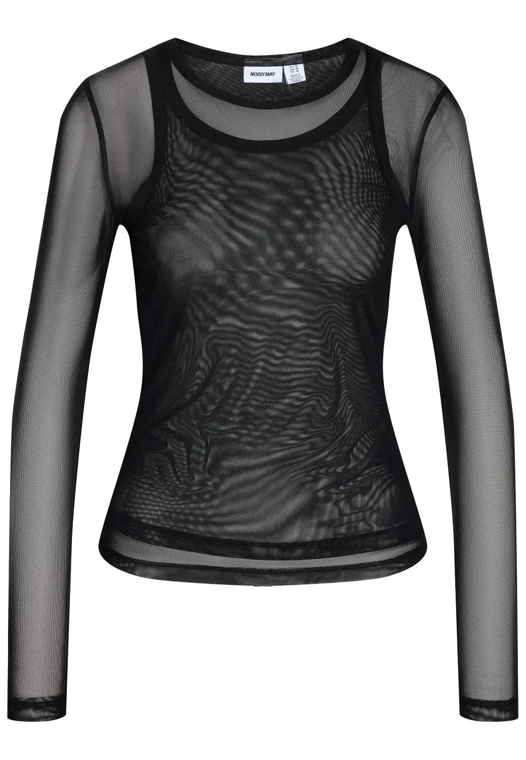 Impericon Judith Doublelayer Mesh Oberteil Schwarz
