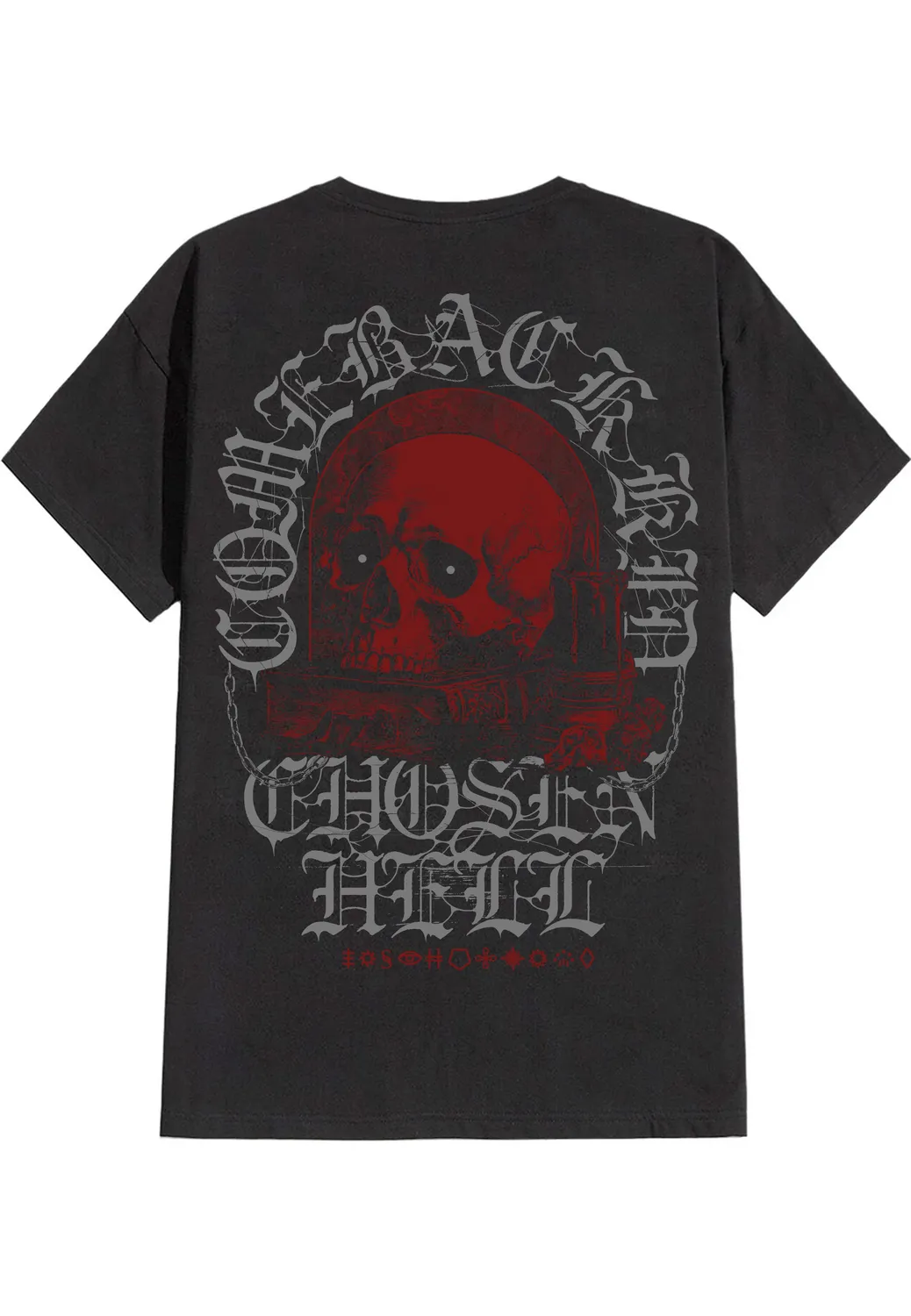Impericon Book And Candle T-Shirt Charcoal Jersey grau