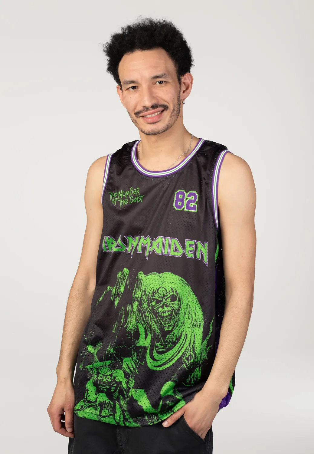 Impericon Eddie Tank Top Heavy Metal Mesh