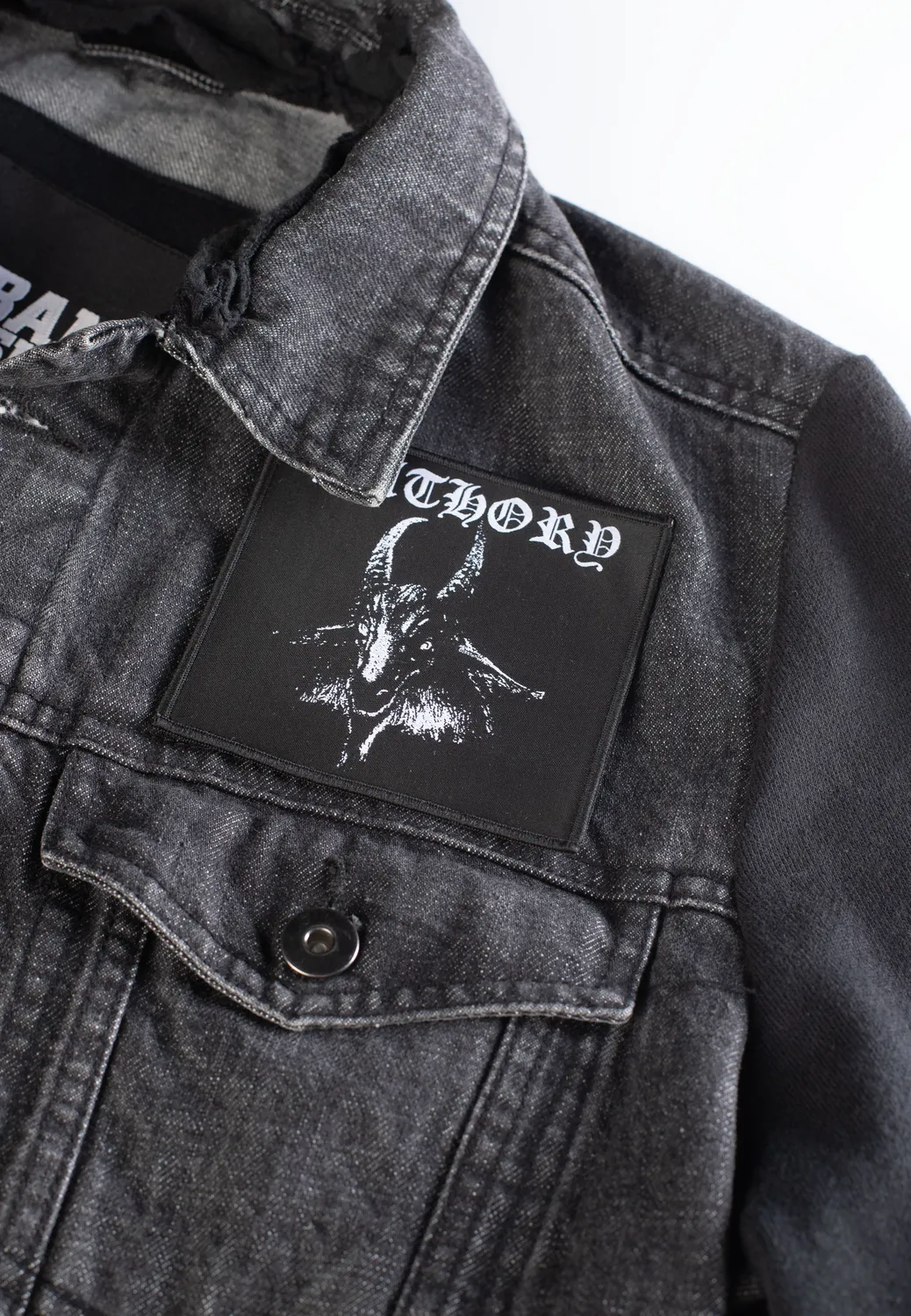 Impericon Goat Aufnäher Schwarz Onesize Black Metal