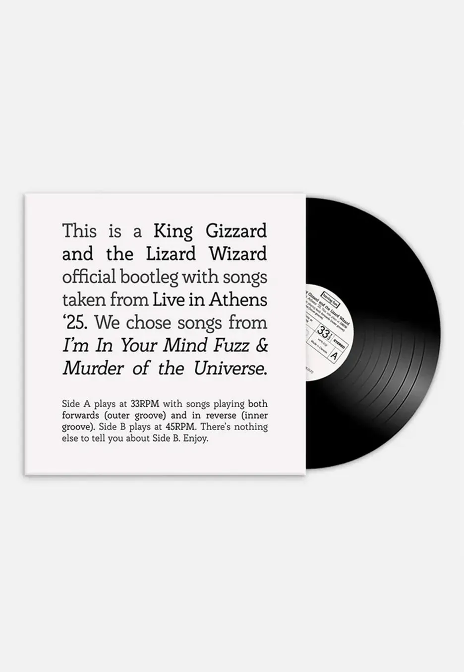 Impericon Songs from I'm In Your Mind Fuzz and Murder Of The Universe Vinyl