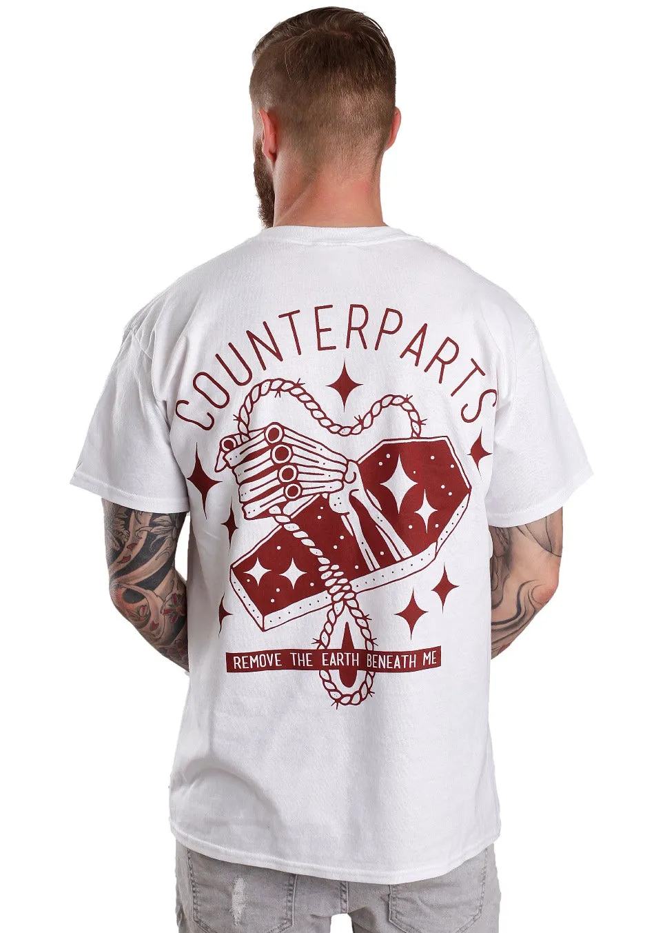 Counterparts Sling White T-Shirt weiß Hardcore