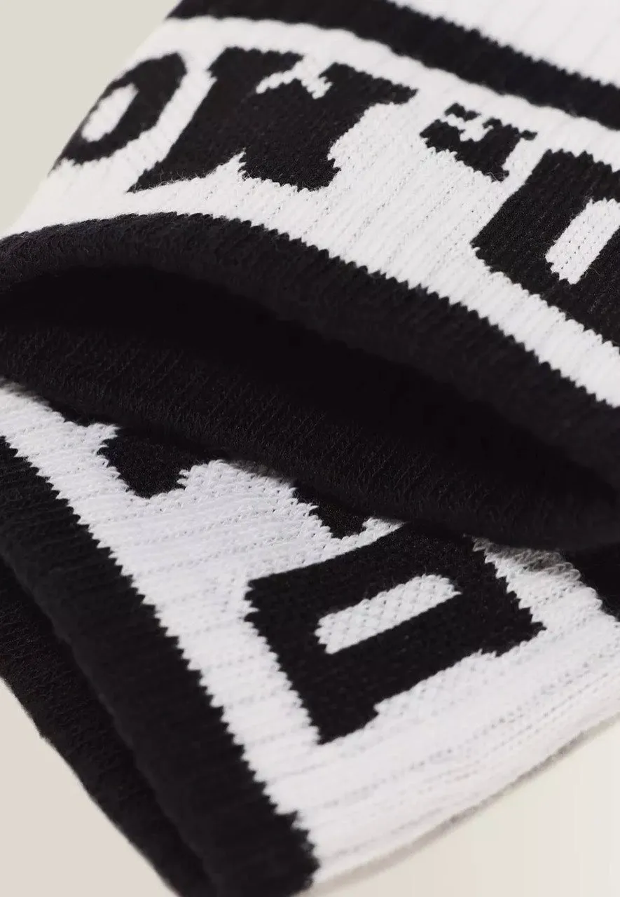 Impericon Athletic Logo Black/White Socken Schwarz