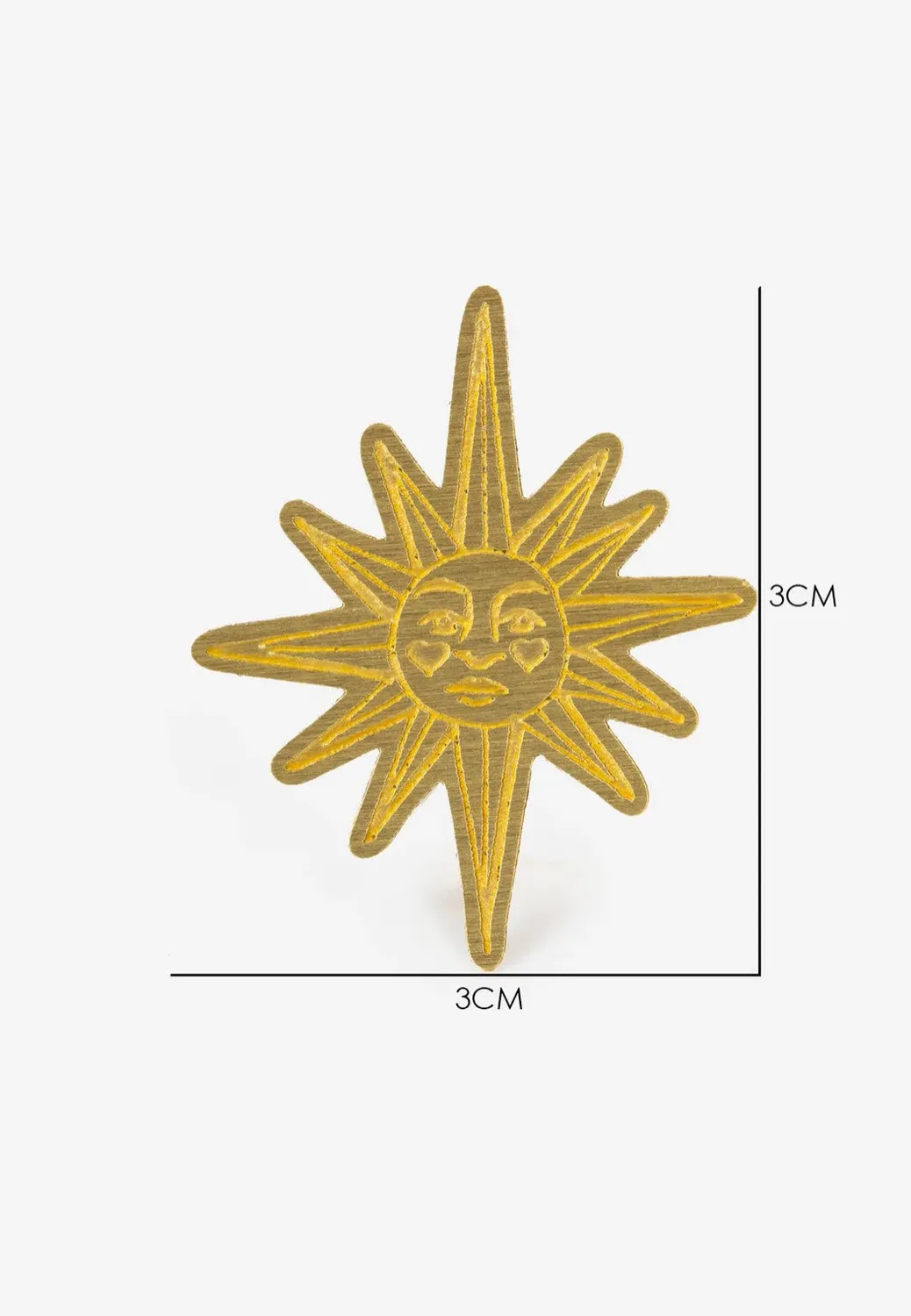 Impericon Sun Gold Pin Gothic gold Onesize