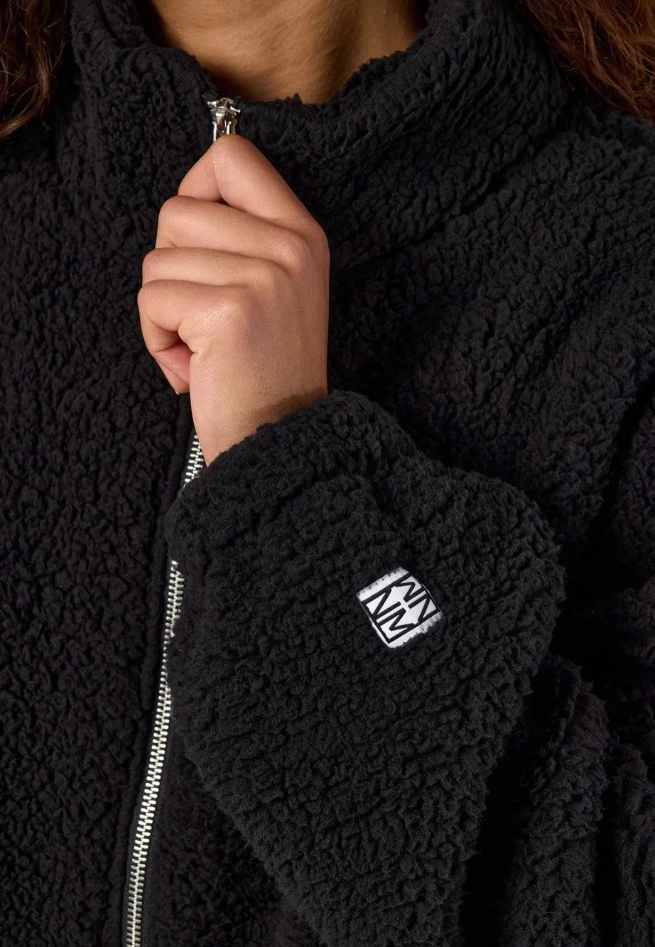 Impericon Luca Check Soft Fleece Jacke schwarz Fleece