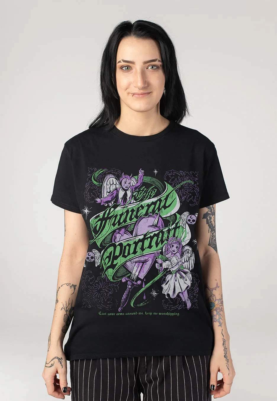 Impericon Cherubs T-Shirt Schwarz Unisex Punk Rock