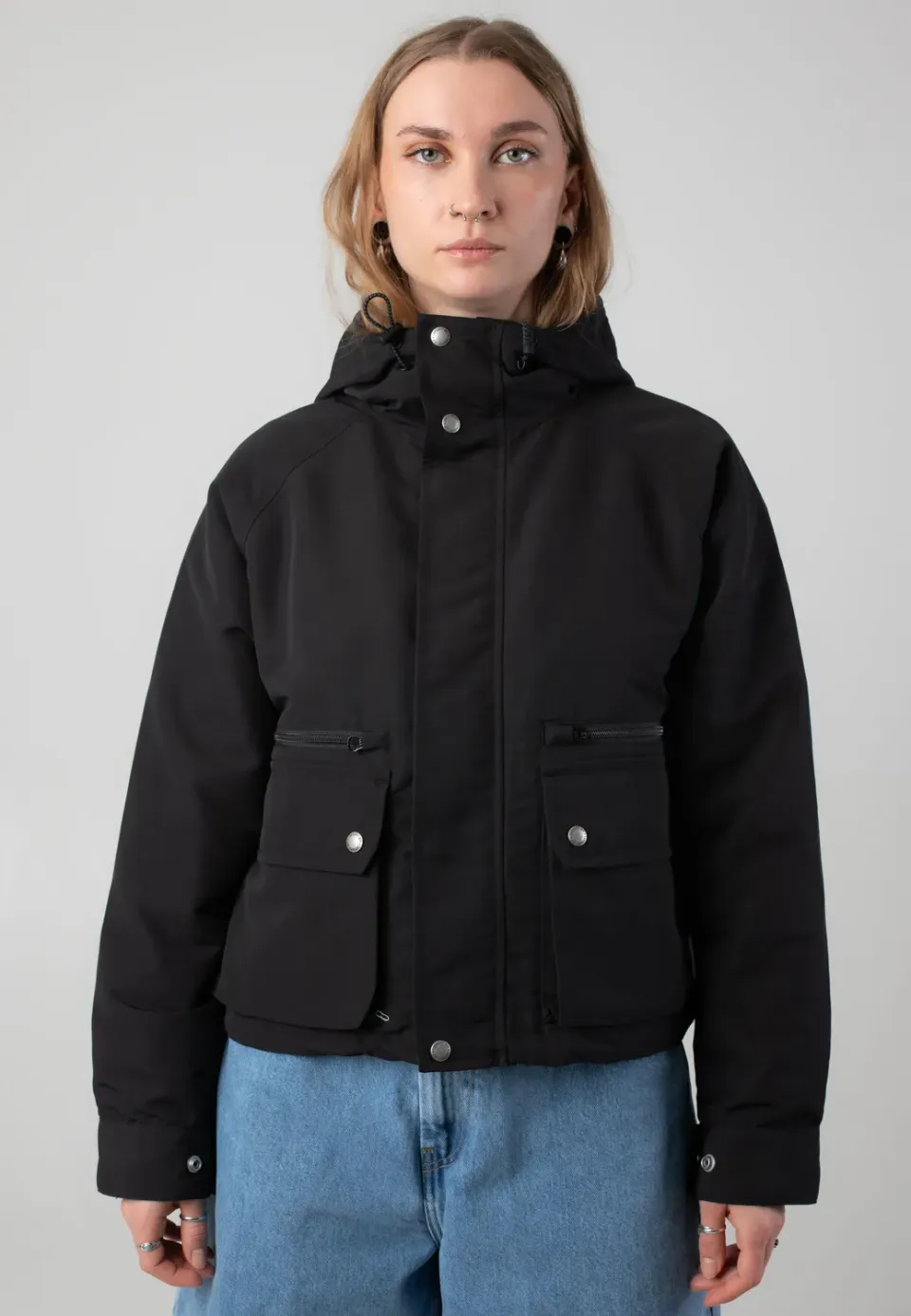 Impericon Irwin Black Jacke schwarz Kurz