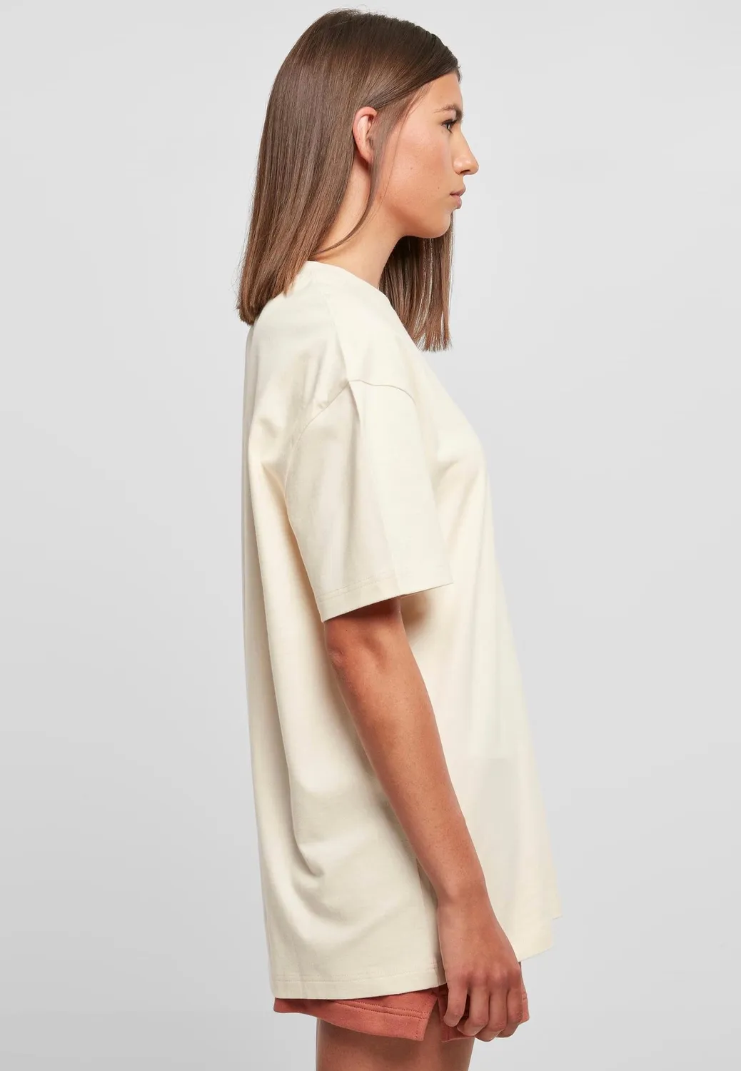 Impericon Ladies Oversized Boyfriend Whitesand T-Shirt weiß