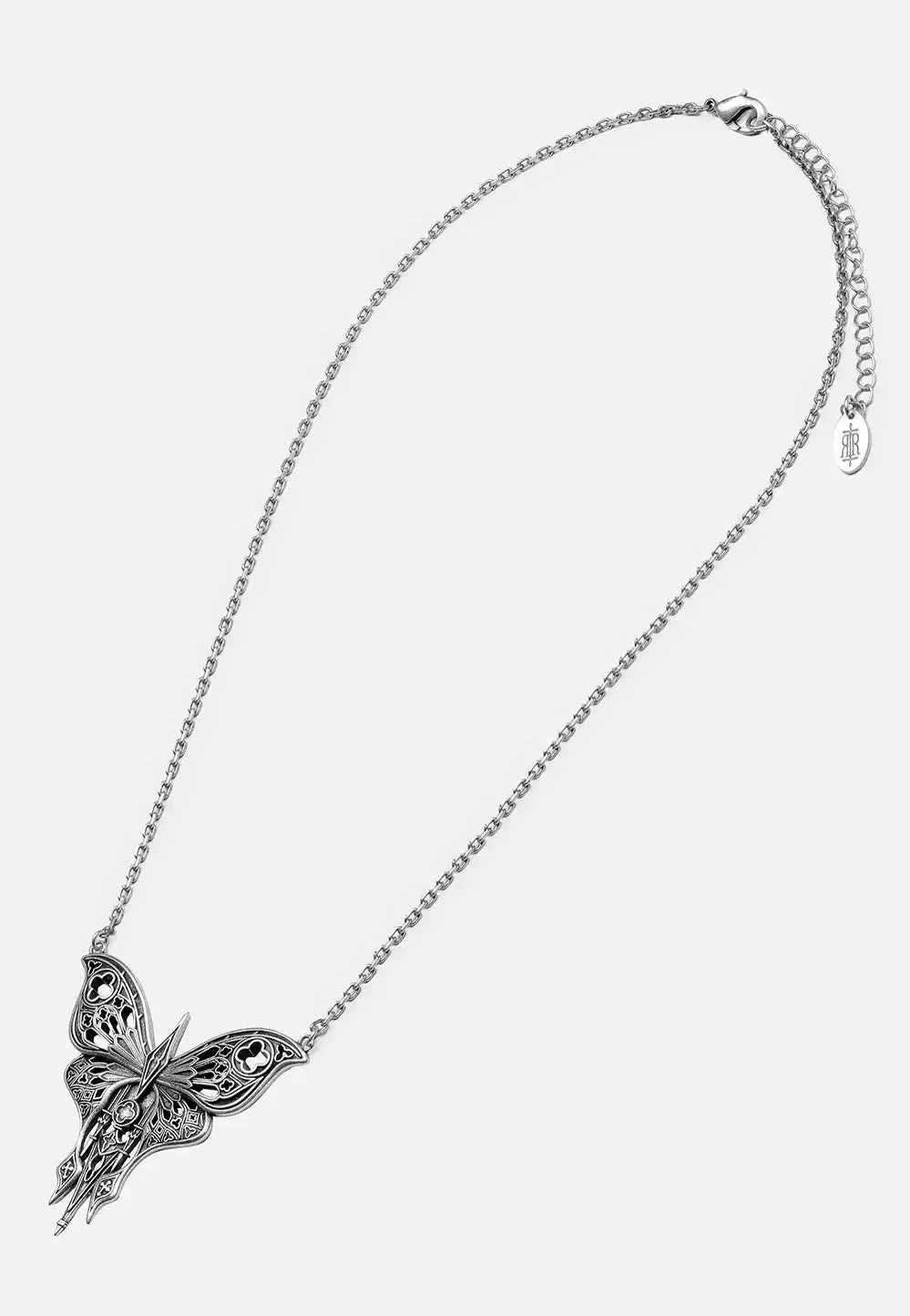Impericon Sanctuary Moth Kette silber Onesize Gothic