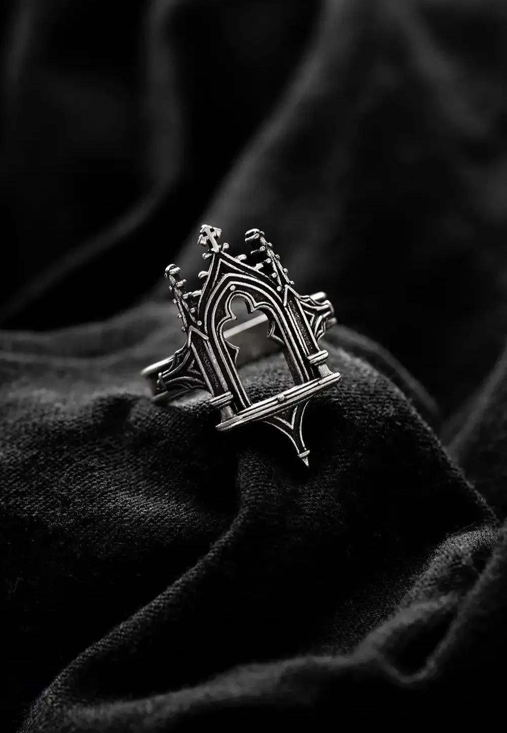 Impericon Sancta Lux Silver Ring silber Metalllegierung