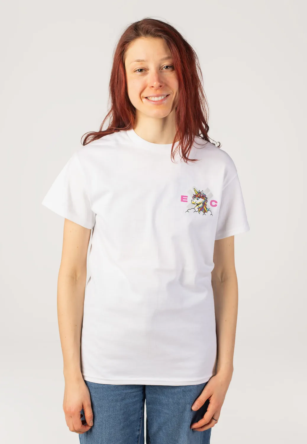 Impericon Spaceman Unicorn T-Shirt weiß Unisex