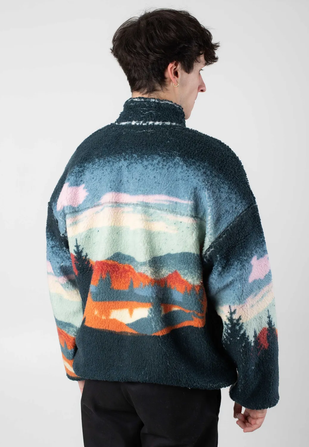 Impericon Blaze Reg Full Zip Fleecejacke blau Reflecting Pond