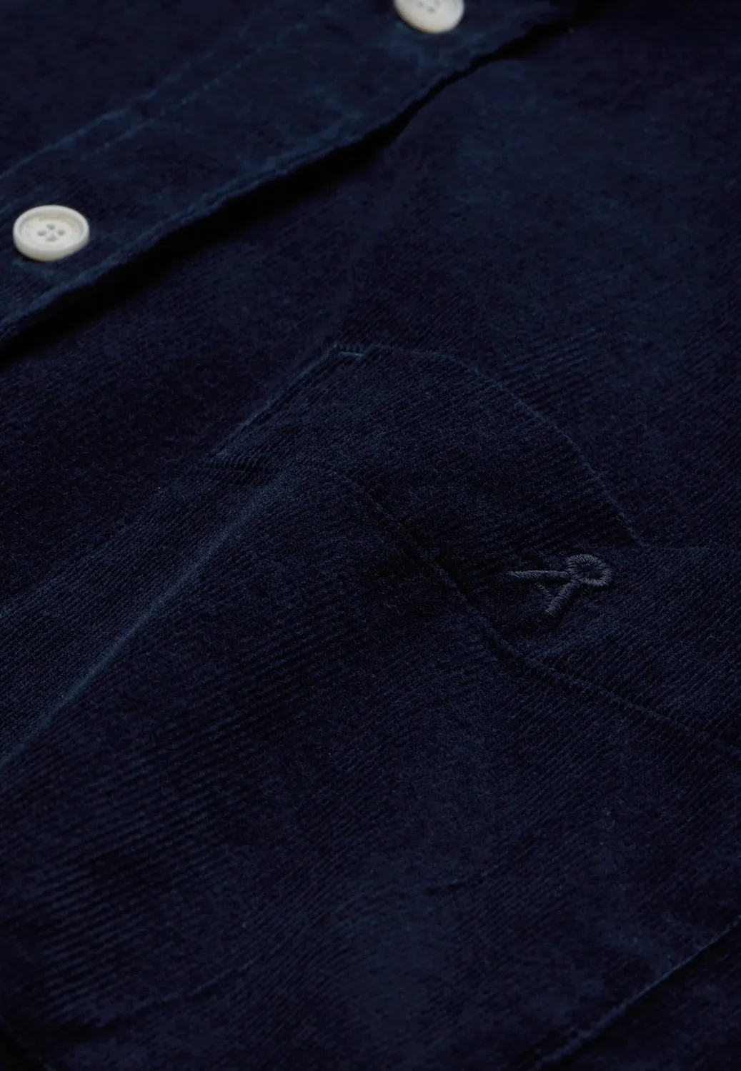 Impericon Corduroy Tinted Navy Hemd navy Baumwolle