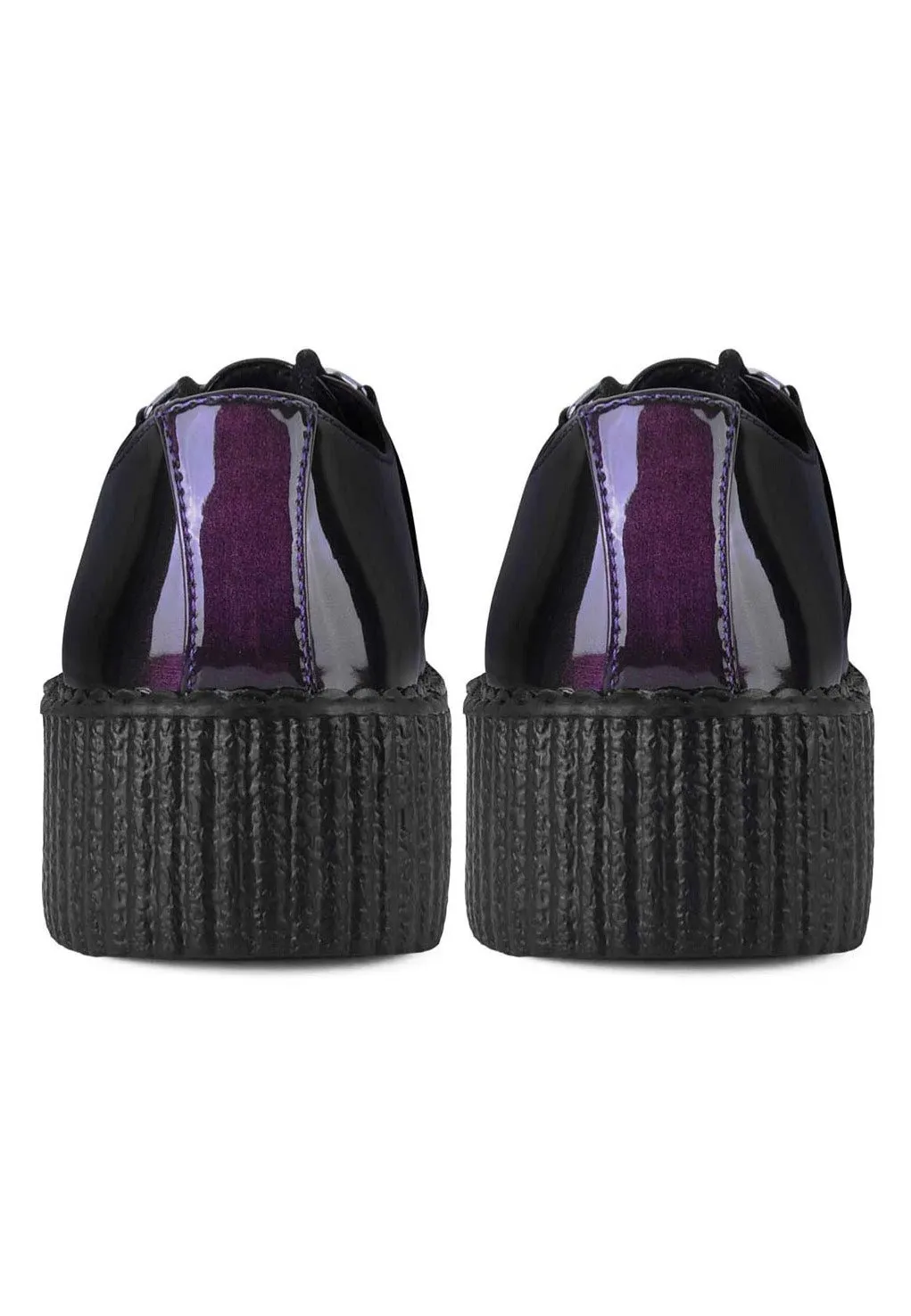 Impericon Viva High Purple Metallic Creepers lila vegan EU 41