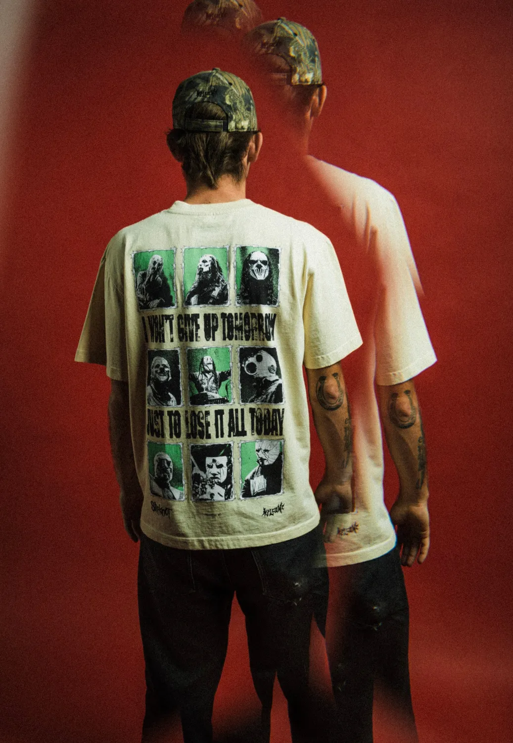 Impericon Tomorrow Boxy Garment-Dyed T-Shirt Bone