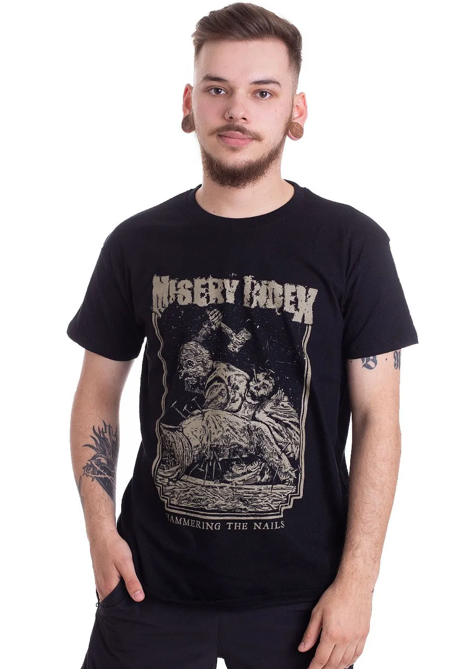 Misery Index Hammering T-Shirt Schwarz Unisex