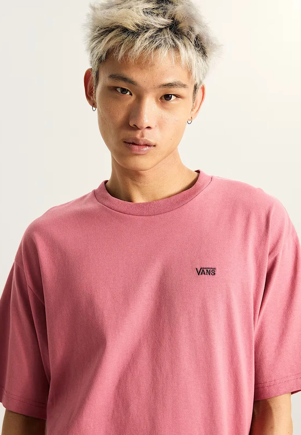 Impericon Left Chest II Loose Mauvewood T-Shirt rosa