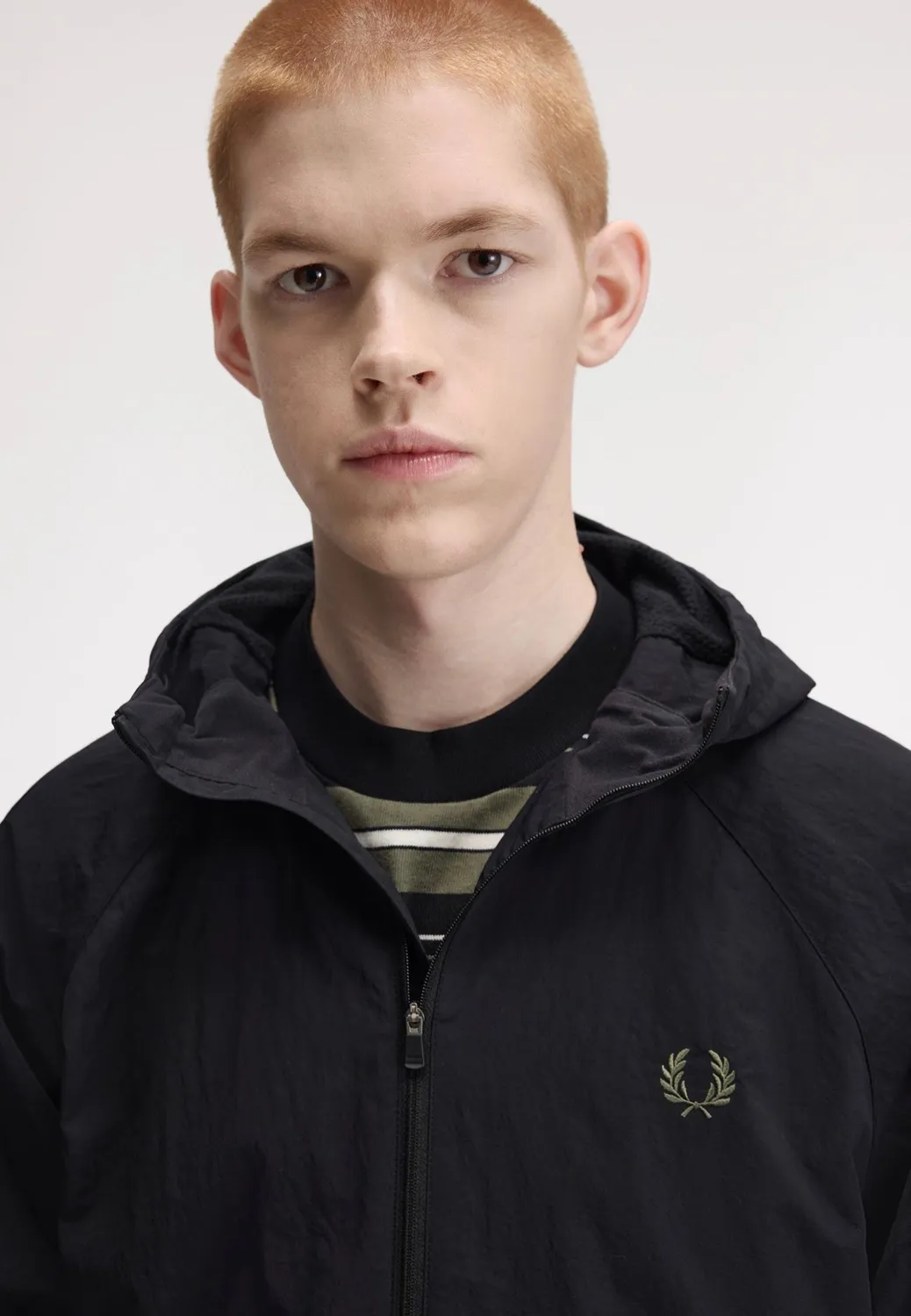 Impericon Oversized Hooded Shell Black Jacke Schwarz Nylon