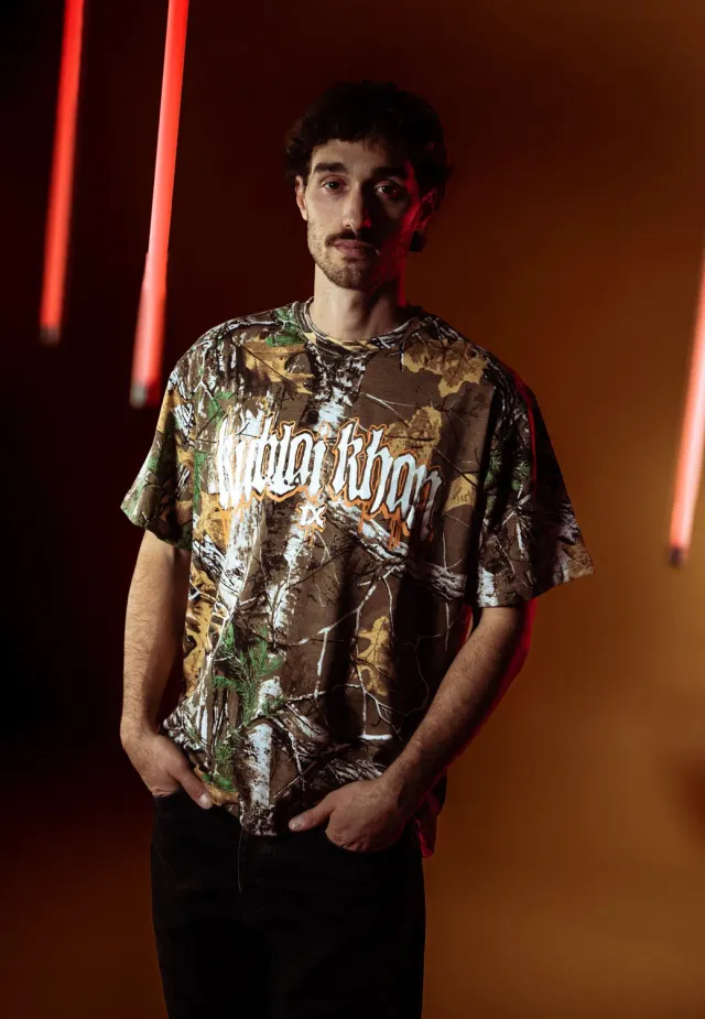 Impericon Khan Is King Real Camo T-Shirt grün