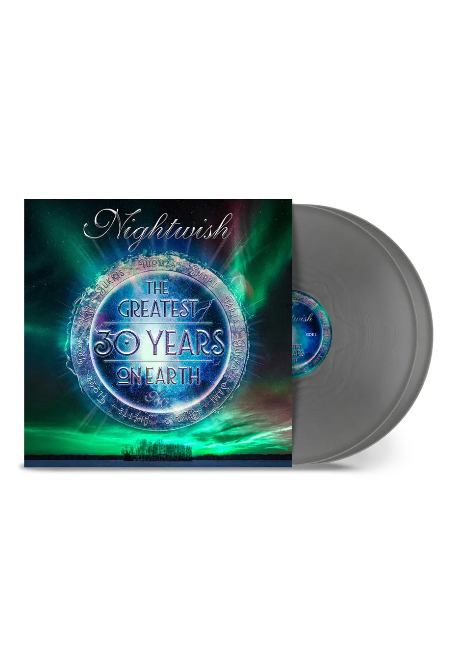 Nightwish The Greatest 30 Years On Earth Box-Set 4 Vinyl silber-blau