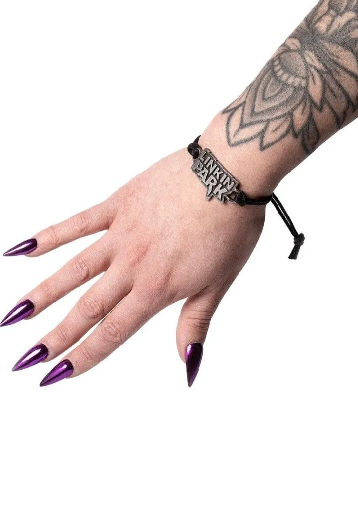 Impericon Lettering Logo Armband Grau Onesize Rock