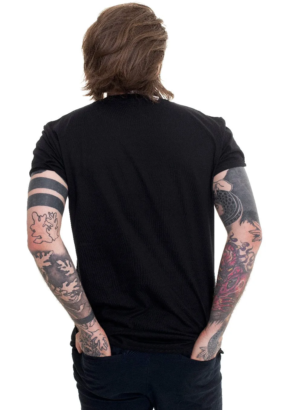 Attack T-Shirt schwarz Unisex Baumwoll Jersey