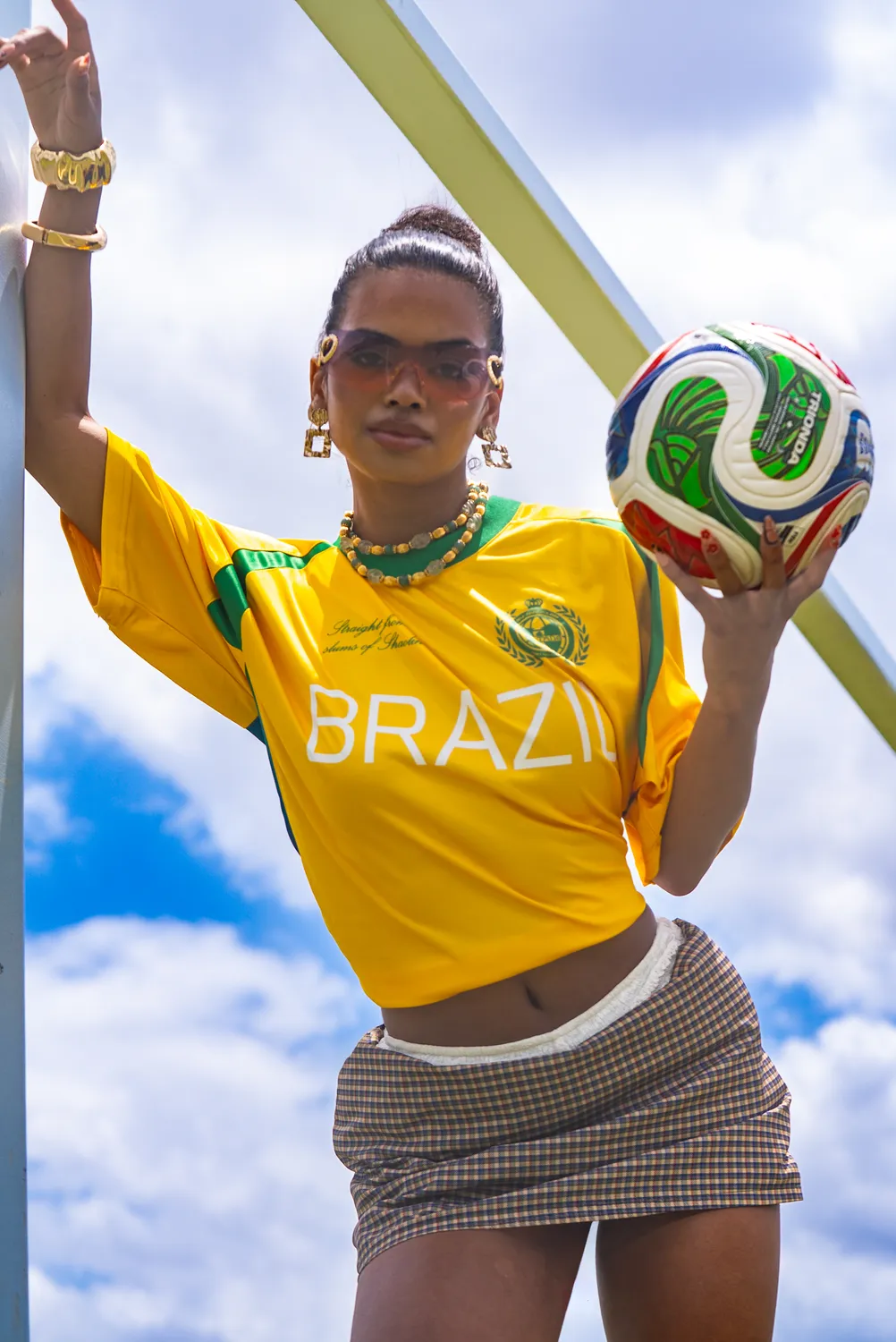 Wu-Tang Global Pride Brazil Trikot Gelb Grün Nr. 36