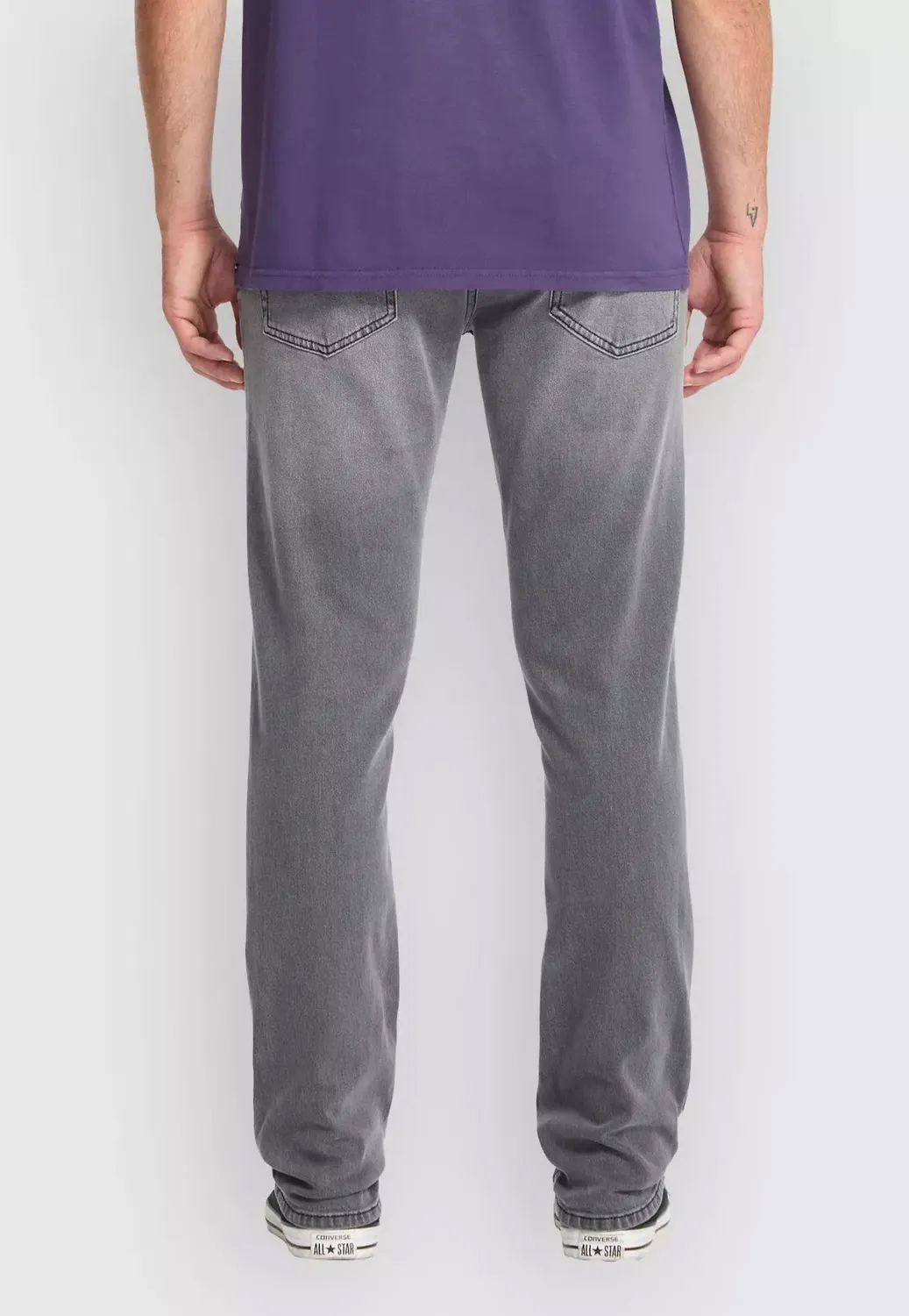Impericon Vorta Denim Concrete Jeans grau Slim Fit