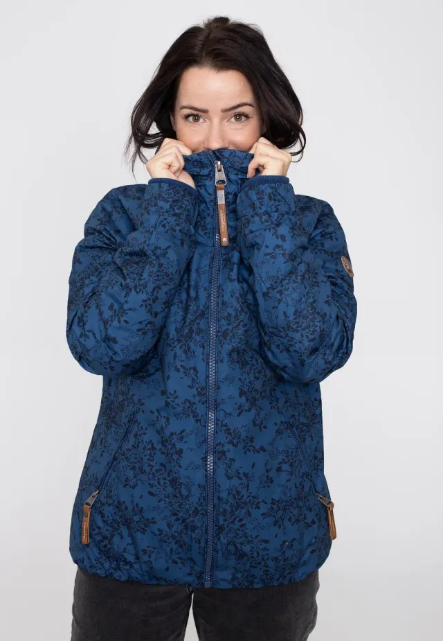 Impericon Dizzie Print Jacke blau Damen Übergangsjacke