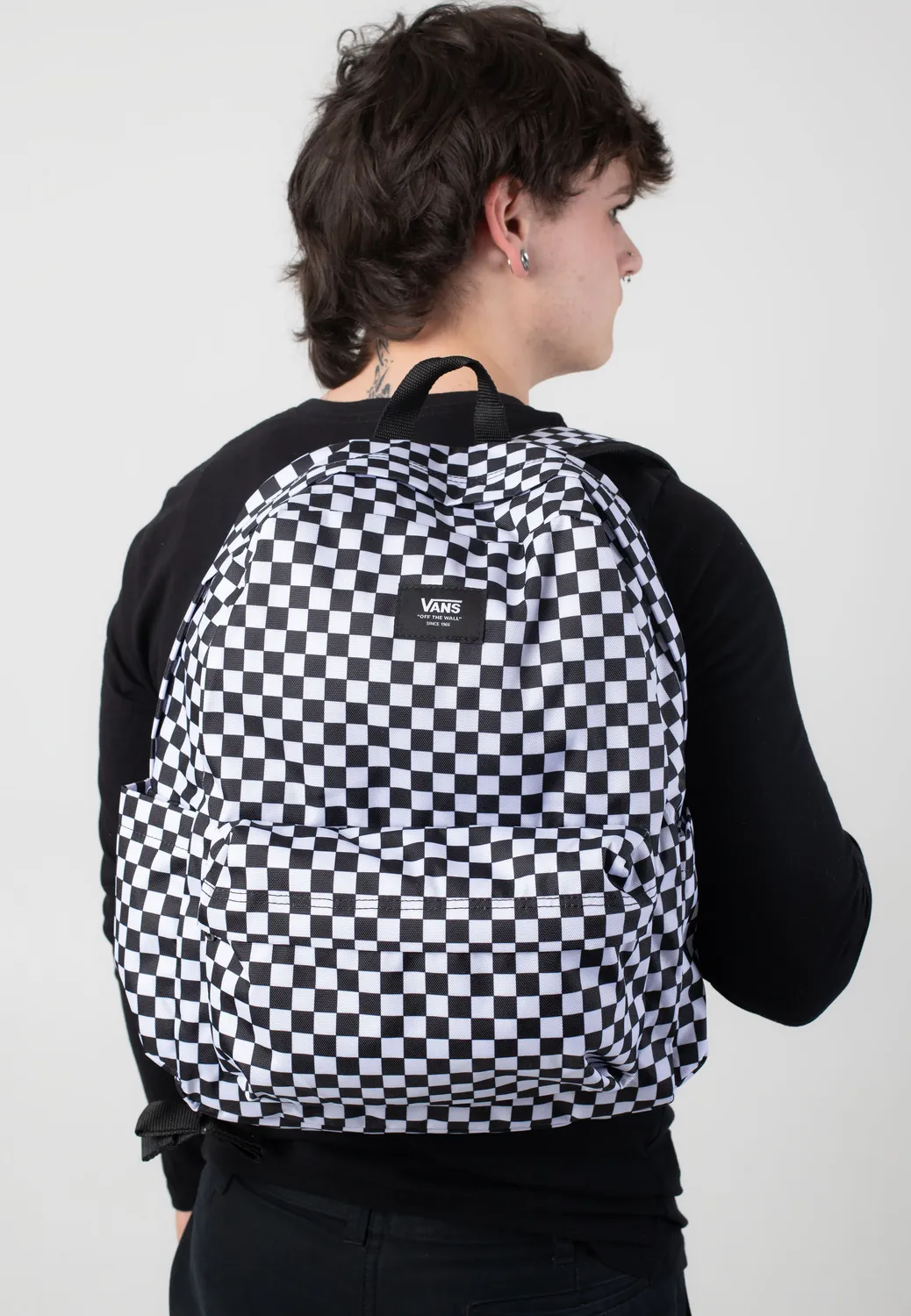 Impericon Old Skool Check Black/White Rucksack Onesize