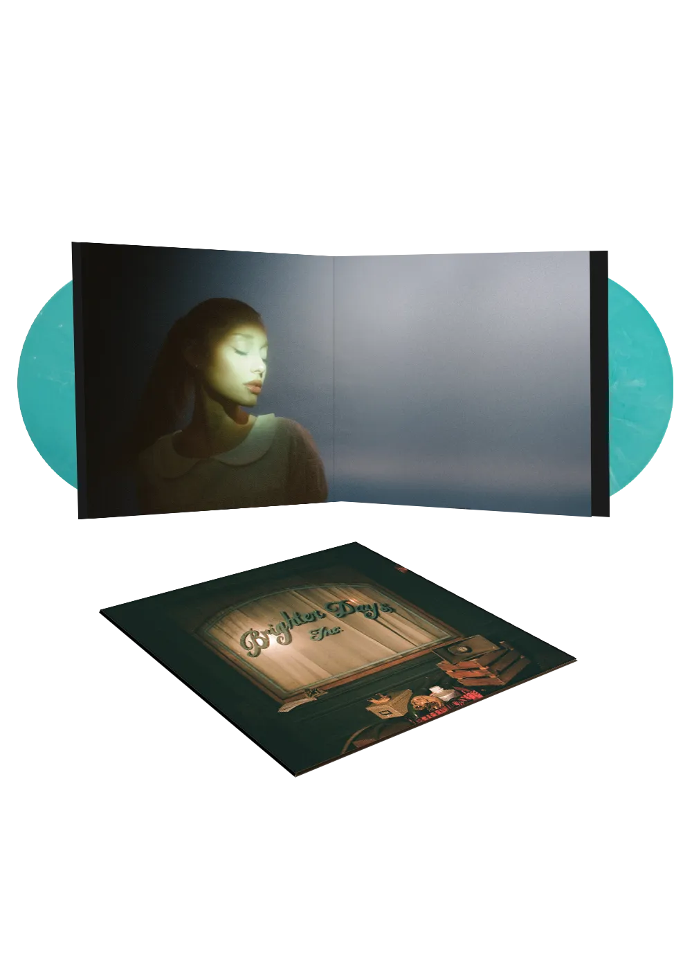 Ariana Grande Eternal Sunshine 2LP Vinyl Türkis Marmoriert