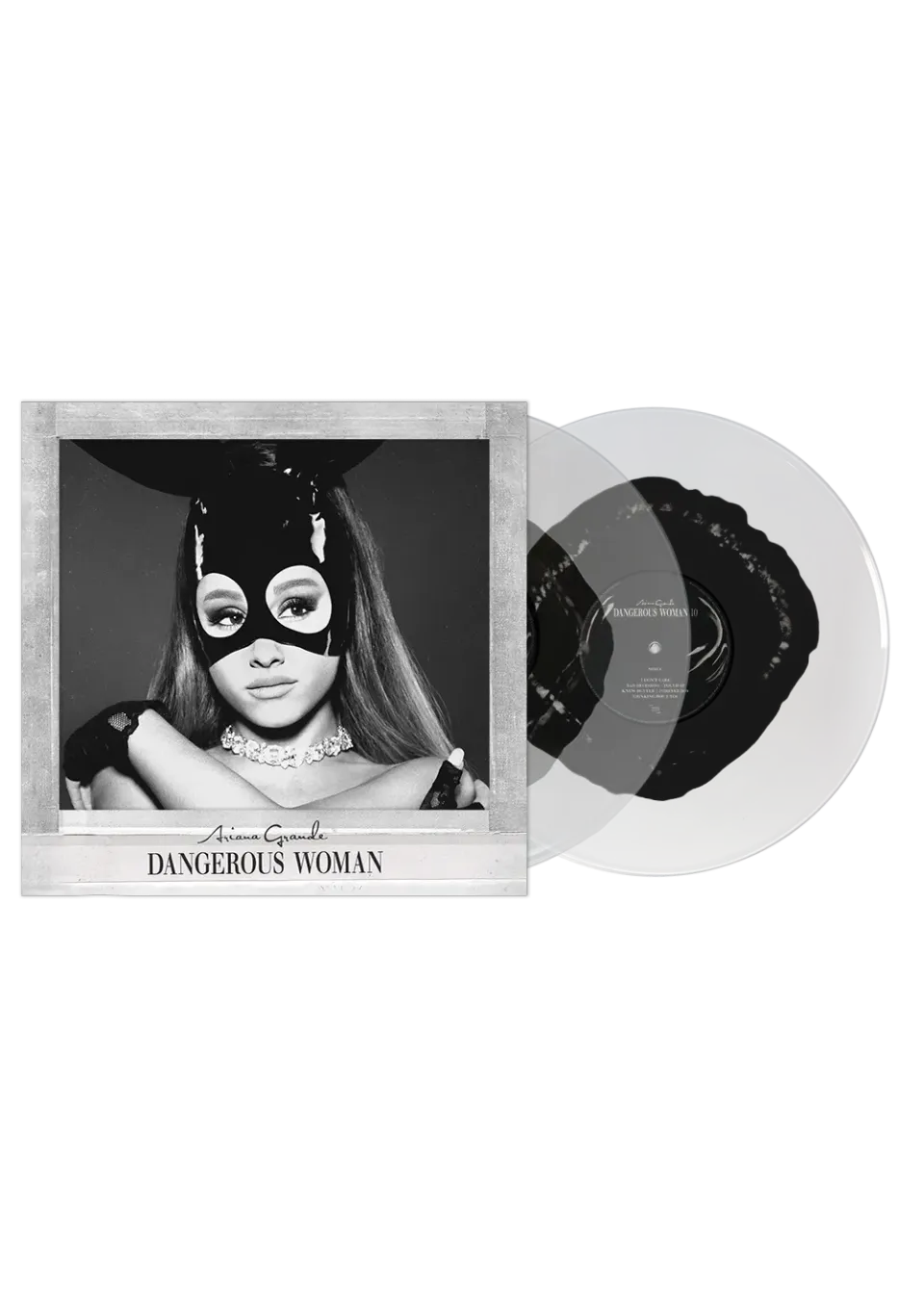 Ariana Grande Dangerous Woman Tenth Anniversary 2LP Vinyl Schwarz-Clear