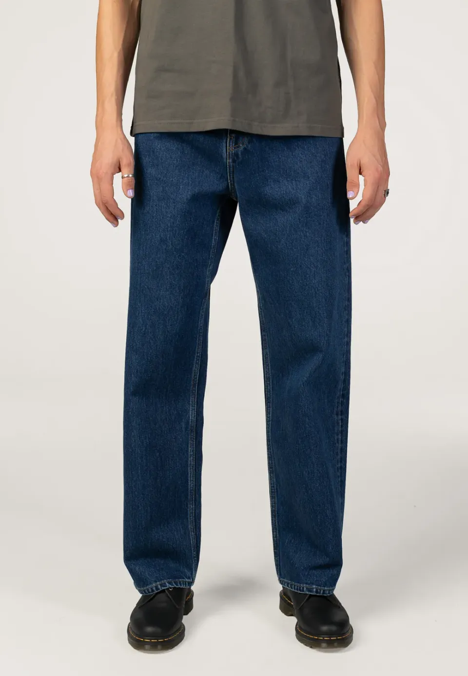 Impericon Payson Jeans Stone Washed Blue Relaxed Fit