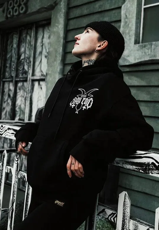 Church Burner Crew Black Hoodie schwarz Unisex