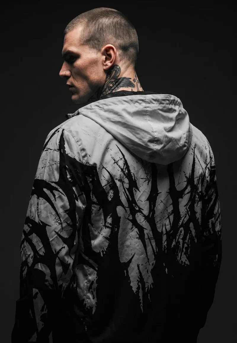 Impericon Chrome Scars 3M Reflective Windbreaker Black White