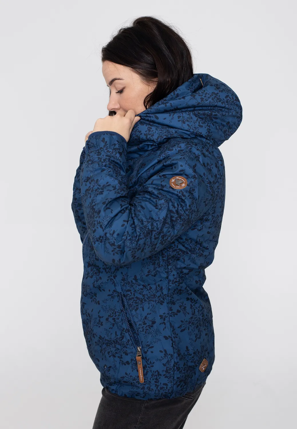 Impericon Dizzie Print Jacke blau Damen Übergangsjacke