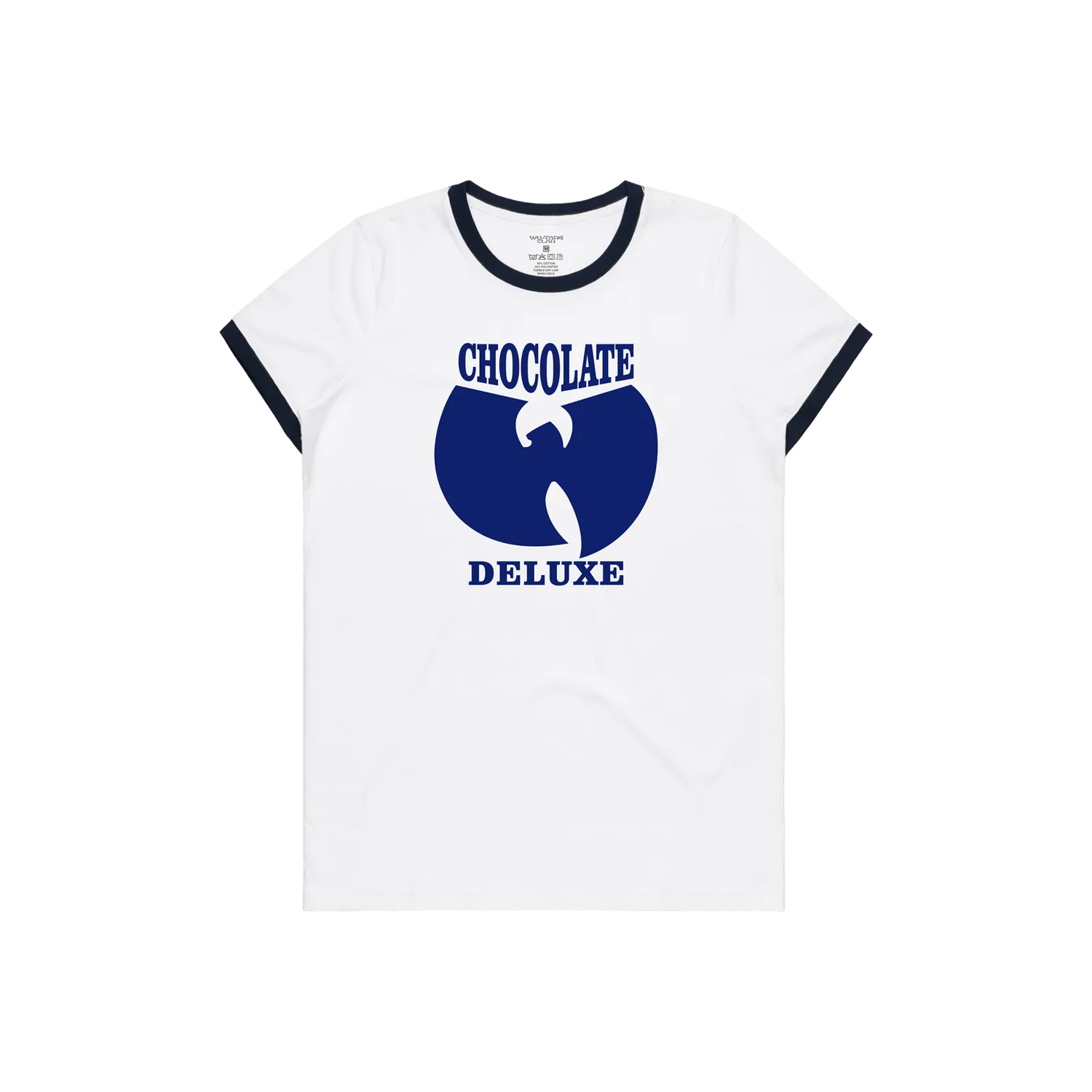 Wu-Tang Chocolate Deluxe Ringer T-Shirt blau Poly-Cotton