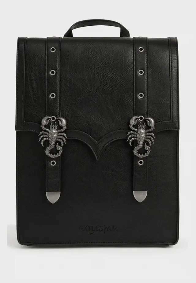 Impericon Scorpio's Curse Black Rucksack Kunstleder