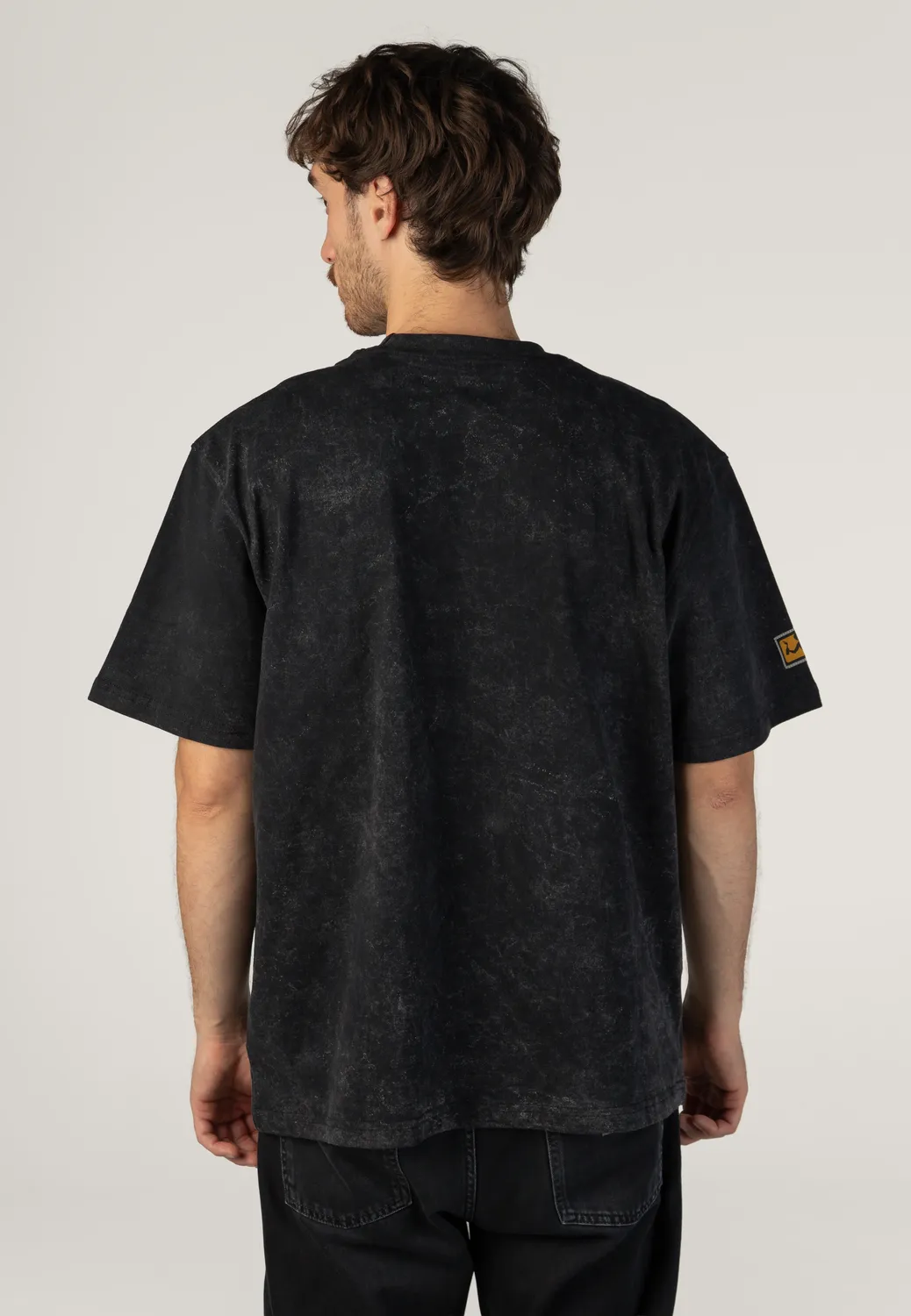 Impericon Logo Acid Wash Premium T-Shirt schwarz