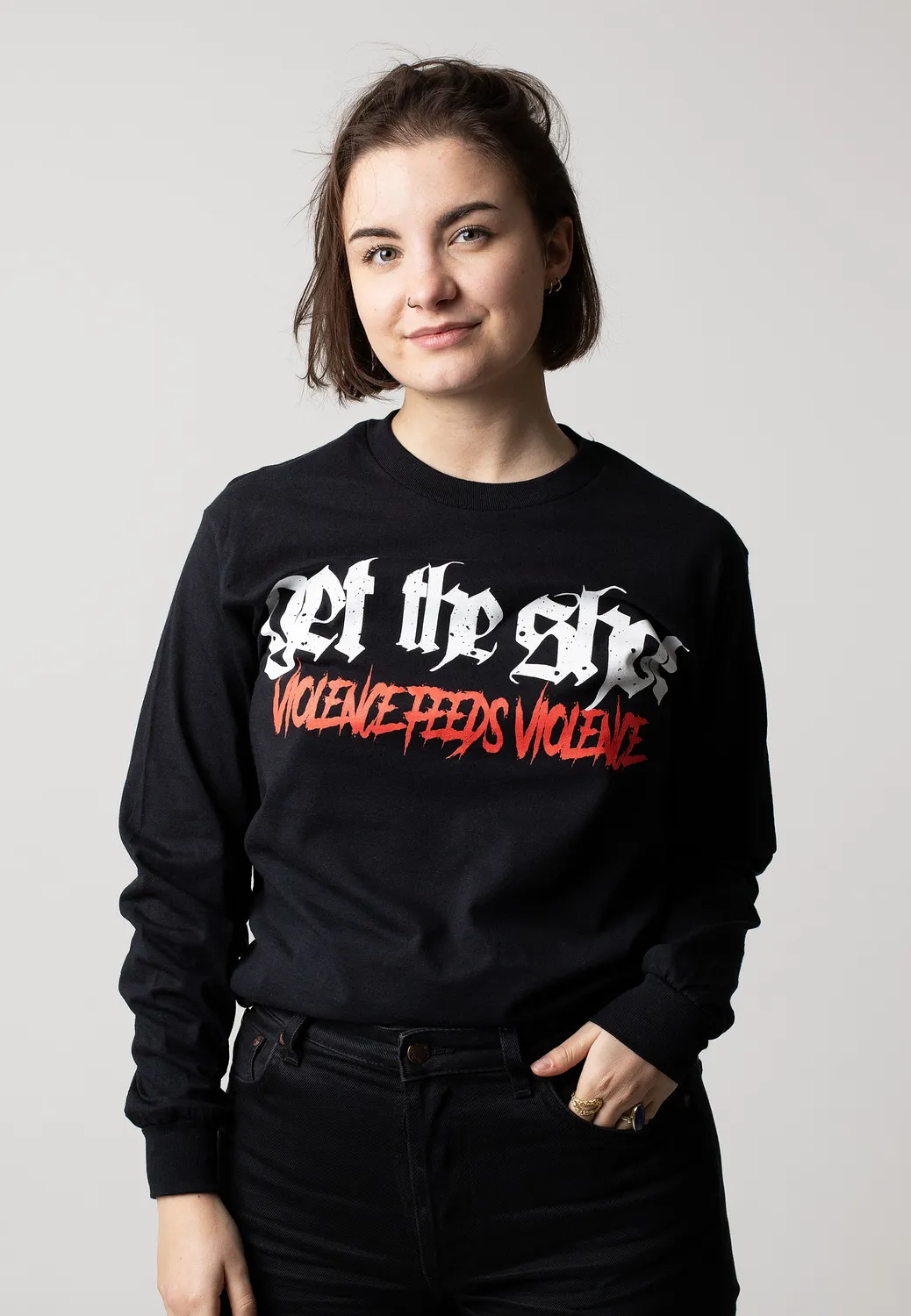 Impericon Violence Feeds Violence Longsleeve schwarz Hardcore